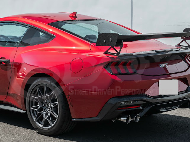 2024-UP FORD MUSTANG S650 COUPE | APR STYLE CARBON FIBER REAR HIGH WING SPOILER